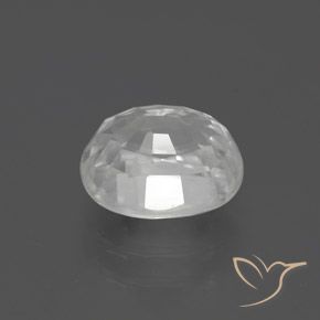 Zircon Gemstone in 7.8 x 6.7 mm Size for Sale, Zircon Stone in White Color