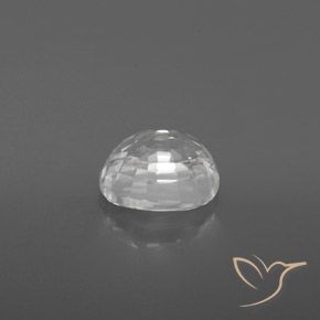 Zircon Gemstone in 8.3 x 6.6 mm Size for Sale, Zircon Stone in White Color
