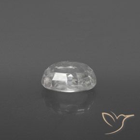 Zircon Gemstone in 9 x 6 mm (calibrated) Size for Sale, Zircon Stone in White Color