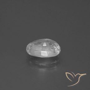 Zircon Gemstone in 9.4 x 6.6 mm Size for Sale, Zircon Stone in White Color