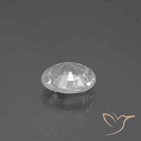 Zircon Gemstone in 9.4 x 7.3 mm Size for Sale, Zircon Stone in White Color