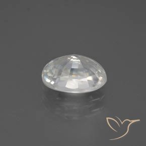 Zircon Gemstone in 9 x 6 mm (calibrated) Size for Sale, Zircon Stone in White Color