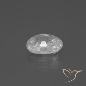 Zircon Gemstone in 8.7 x 6.4 mm Size for Sale, Zircon Stone in White Color
