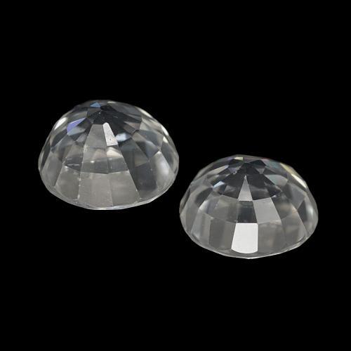 Zircon Gemstones in 7 mm (calibrated) Size for Sale, Zircon Stones in White Color