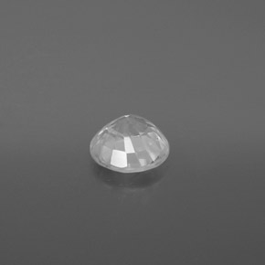 Zircon Gemstone in 7 mm (calibrated) Size for Sale, Zircon Stone in White Color