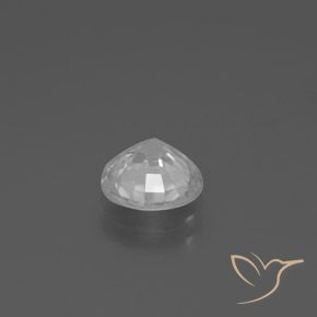 Zircon Gemstone in 7 mm (calibrated) Size for Sale, Zircon Stone in White Color