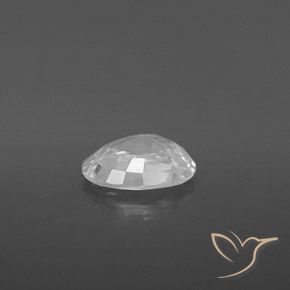 Zircon Gemstone in 9.1 x 6.3 mm Size for Sale, Zircon Stone in White Color