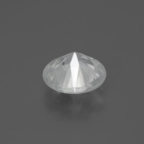 Zircon Gemstone in 8 mm (calibrated) Size for Sale, Zircon Stone in White Color