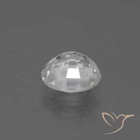 Zircon Gemstone in 7.5 mm (calibrated) Size for Sale, Zircon Stone in White Color