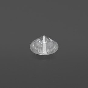 Zircon Gemstone in 5.3 mm Size for Sale, Zircon Stone in White Color
