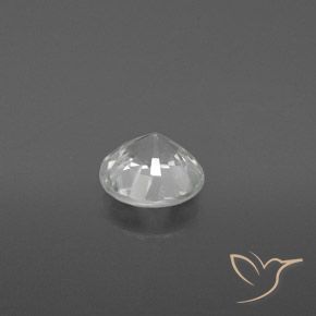 Zircon Gemstone in 7 mm (calibrated) Size for Sale, Zircon Stone in Warm White Color