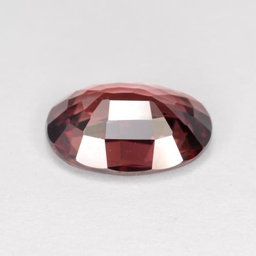 Zircon Gemstone in 10.3 x 7.6 mm Size for Sale, Zircon Stone in Deep Red Color
