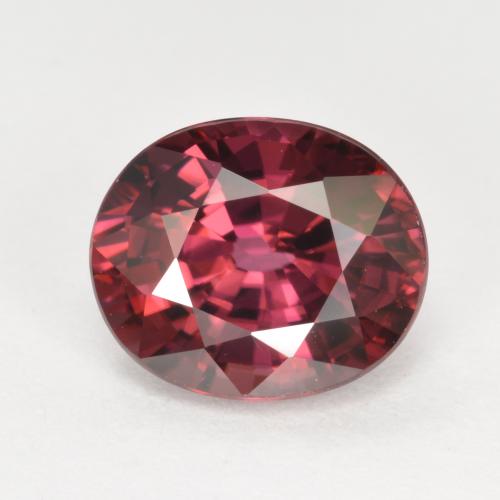 3.1ct Oval Facet Red Zircon Gem for sale 3.1ct Oval Facet Red Zircon Gem (ID: 379617)
