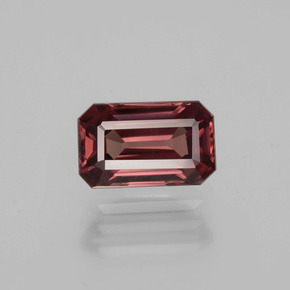 3.13 ct Pink Zircon Gemstone, Zircon Gem in Octagon Facet Shape for Sale.