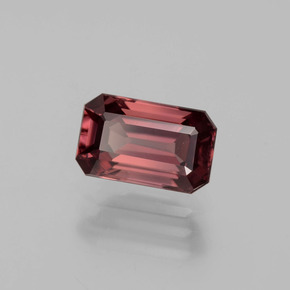 3.13 ct Pink Zircon Stone, Natural Zircon in Octagon Facet Shape for Sale