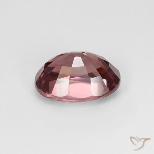 Zircon Gemstone in 9 x 7 mm (calibrated) Size for Sale, Zircon Stone in Merlot Red Color