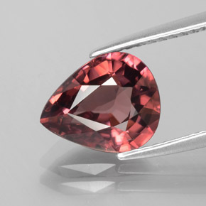 3.3ct Pear Facet Rose Pink Zircon for sale thumb image of 3.3ct Pear Facet Rose Pink Zircon (ID: 379674)