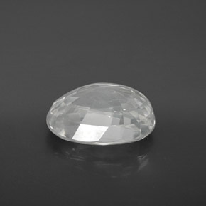 Zircon Gemstone in 14 x 10 mm (calibrated) Size for Sale, Zircon Stone in White Color