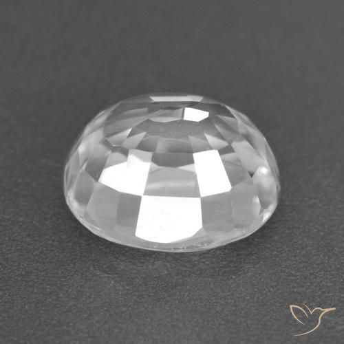 3.01ct Natural White Zircon, Oval, VVS
