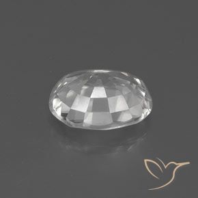 Zircon Gemstone in 8.6 x 7.1 mm Size for Sale, Zircon Stone in White Color