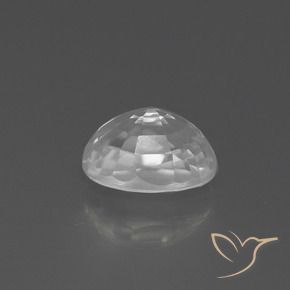 Zircon Gemstone in 8.3 x 6.4 mm Size for Sale, Zircon Stone in White Color