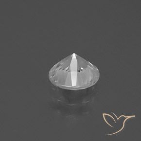 Zircon Gemstone in 6.5 mm (calibrated) Size for Sale, Zircon Stone in White Color