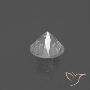 Zircon Gemstone in 7.5 mm (calibrated) Size for Sale, Zircon Stone in White Color