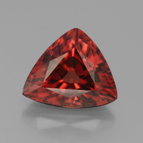 5.50 ct Pink Zircon Gemstone, Zircon Gem in Trillion Facet Shape for Sale.