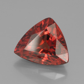 5.50 ct Pink Zircon Stone, Natural Zircon in Trillion Facet Shape for Sale