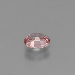 Zircon Gemstone in 6.1 x 5.1 mm Size for Sale, Zircon Stone in Orange Rose Color
