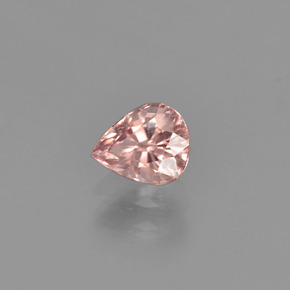 1.02 ct Orange Zircon Stone, Natural Zircon in Pear Facet Shape for Sale