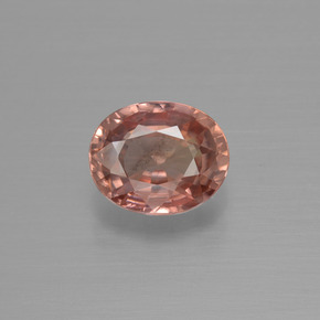 Light Brick Red Циркон Камень - 1.8ct Фасетный Овал (ID: 399922)