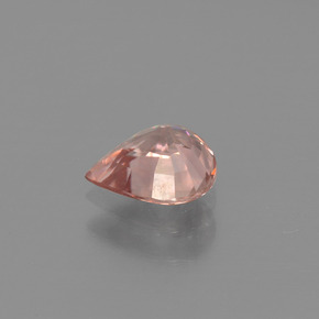 Zircon Gemstone in 6.4 x 5.7 mm Size for Sale, Zircon Stone in Peach Color