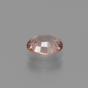 Zircon Gemstone in 7.2 x 5.7 mm Size for Sale, Zircon Stone in Peach Color