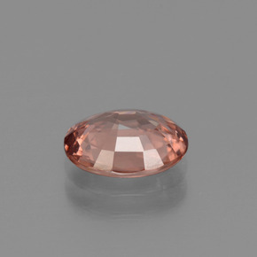 Zircon Gemstone in 8.7 x 6.7 mm Size for Sale, Zircon Stone in Medium Pink Color