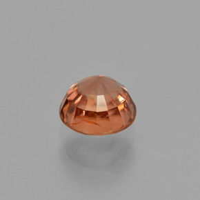 Zircon Gemstone in 6 mm (calibrated) Size for Sale, Zircon Stone in Orange Color