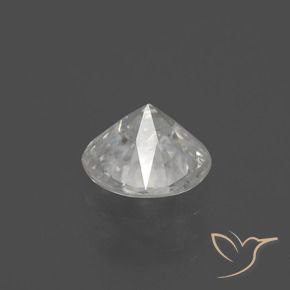 Zircon Gemstone in 7 mm (calibrated) Size for Sale, Zircon Stone in Warm White Color