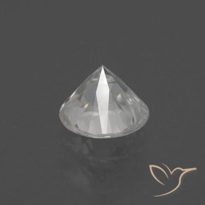 Zircon Gemstone in 7 mm (calibrated) Size for Sale, Zircon Stone in Warm White Color