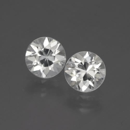 Warm White Zircon Gem - 1.8ct Diamond-Cut (ID: 405400)