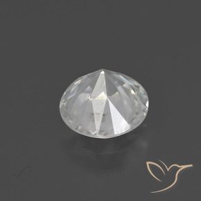 Zircon Gemstone in 7 mm (calibrated) Size for Sale, Zircon Stone in Warm White Color