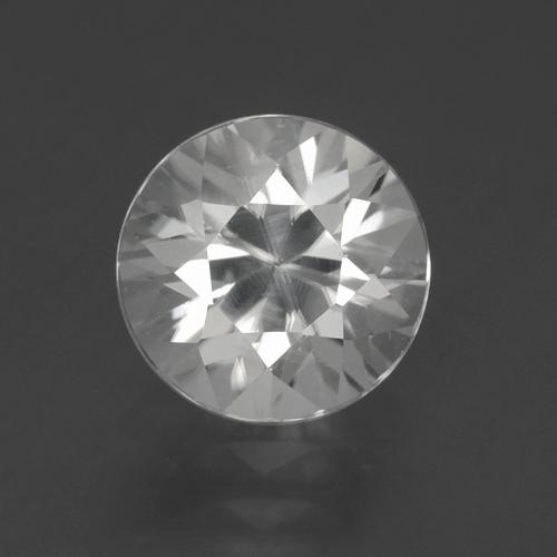 Blanco Circón Gema - 2.4ct Corte Diamante (ID: 405571)