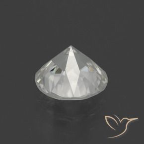 Zircon Gemstone in 7 mm (calibrated) Size for Sale, Zircon Stone in Warm White Color