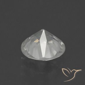 Zircon Gemstone in 7 mm (calibrated) Size for Sale, Zircon Stone in Warm White Color