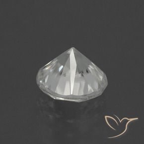 Zircon Gemstone in 7 mm (calibrated) Size for Sale, Zircon Stone in Warm White Color