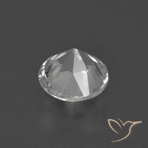 Zircon Gemstone in 6.5 mm (calibrated) Size for Sale, Zircon Stone in White Color