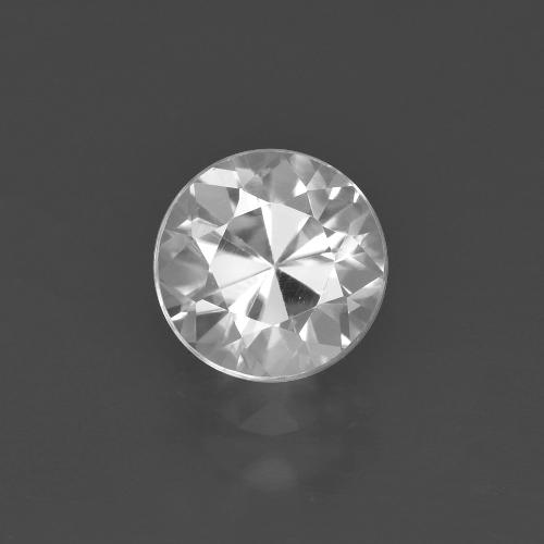 Clear White Zircon Gem - 1.9ct Diamond-Cut (ID: 405624)