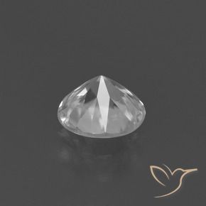 Zircon Gemstone in 6.5 mm (calibrated) Size for Sale, Zircon Stone in White Color