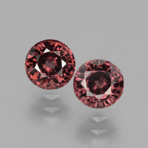 2.10 ct Pink Zircon Gemstone, Zircon Gem in Round Facet Shape for Sale.