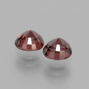 Zircon Gemstone in 5.4 mm Size for Sale, Zircon Stone in Rose Pink Color