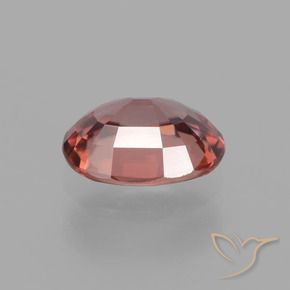 Zircon Gemstone in 9 x 7 mm (calibrated) Size for Sale, Zircon Stone in Wine Red Color